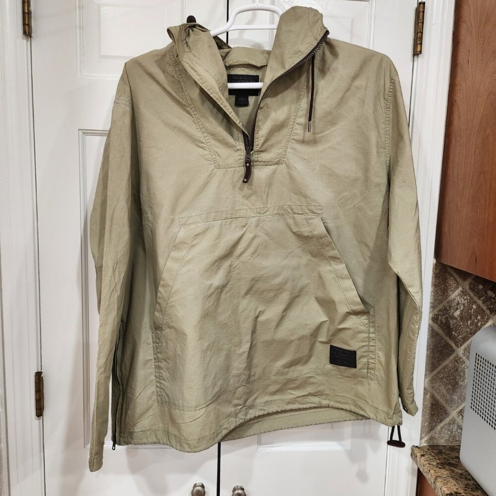 Filson Lightweight Waxed Anorak - Large - Grey Khaki